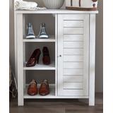 Furniture of America Cabinets White - White Oak Gerona Modern Farmhouse Accent Cabinet