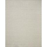 White Area Rug - Amber Lewis x Loloi Ojai Checkered Ivory/Stone Area Rug Wool/Cotton in White, Size 5.0 W x 0.38 D in | Wayfair OJAIOJA-01IVSN2339