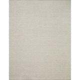White Area Rug - Amber Lewis x Loloi Ojai Checkered Ivory/Stone Area Rug Wool/Cotton in White, Size 6.0 W x 0.38 D in | Wayfair OJAIOJA-01IVSN3656