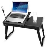 Inbox Zero Altemar Laptop Tray Plastic in Black, Size 15.0 H x 20.86 W x 12.99 D in | Wayfair FB5317742419414C9EB4E1E1F02A1267