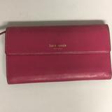 Kate Spade Bags | Kate Spade New York Leather Trifold Snap Wallet | Color: Pink/Red | Size: Os