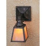 Arroyo Craftsman A-Line 10 Inch Wall Sconce - AS-1E-AM-BK