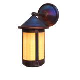 Arroyo Craftsman Berkeley 15 Inch Tall 1 Light Outdoor Wall Light - BB-7W-AM-BK