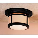 Arroyo Craftsman Berkeley 14 Inch 2 Light Outdoor Flush Mount - BCM-12-RM-BZ