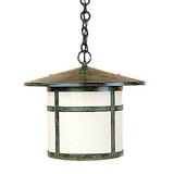 Arroyo Craftsman Berkeley 15 Inch Tall 1 Light Outdoor Hanging Lantern - BH-17-M-VP