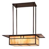 Arroyo Craftsman Huntington 28 Inch 4 Light Linear Suspension Light - HCM-27DT-AM-AB