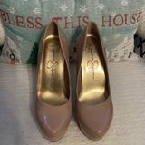 Jessica Simpson Shoes | Jessica Simpson Ladies High Heels Size 7m Nude | Color: Cream/Tan | Size: 7