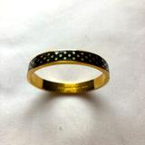 Kate Spade Jewelry | Kate Spade On The Dot Black & Gold Bangle | Color: Black/Gold | Size: Os