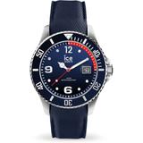 Quartz Blue Dial Blue Silicone Unisex Watch - Blue - Ice-watch Watches