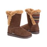 Essentials by MUK LUKS Women's Casual boots Brown/Spice - Brown & Spice Geometric Carey Boot - Women