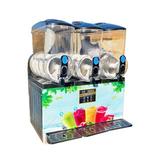 Cooler Depot NSF Three Flavor Container Smoothie Slush Slushy Mix Margarita Machine in Gray, Size 32.0 H x 24.0 W x 15.0 D in | Wayfair HM123