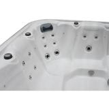 Luxuria Spas 6 - Person 28 - Jet Acrylic Square Hot Tub w/ Ozonator Acrylic in Brown, Size 32.0 H x 88.0 W x 88.0 D in | Wayfair SR-1B-MSM
