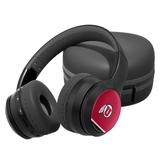 Utah Utes Stripe Design Wireless Bluetooth Headphones With Case