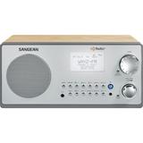 Sangean Camp & Hike AM/FM HD Wooden Cabinet Radio Walnut Med HDR18 Model: HDR-18