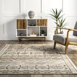 Langley Street® Moroccan Beige/Area Rug Polyester/Polypropylene in Brown, Size 96.0 W x 0.37 D in | Wayfair 90F5D2F66E84411F9607236D3C79809A