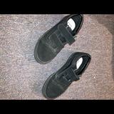 Vans Shoes | Boys Black Low Top Vans (Size 1) | Color: Black | Size: 1b