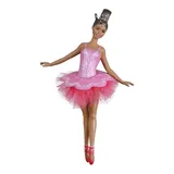 Barbie Beautiful Ballerina 2021 Hallmark Keepsake Christmas Ornament, Black