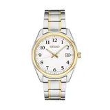 Seiko Men's Essential Quartz Watch, Silver
