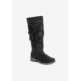 Women's Bianca Water Resistant Knee High Boot by MUK LUKS in Black (Size 7 1/2 M)