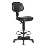Latitude Run® Drafting Chair Upholstered, Nylon in Black, Size 51.0 H x 19.0 W x 23.0 D in | Wayfair 080EDE2A50F9471CB6576F86F6B551D5