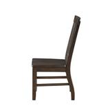 Red Barrel Studio® Slat Back Side Chair in Rustic Walnut Wood in Brown, Size 40.0 H x 22.0 W x 19.0 D in | Wayfair 0D3543C0D6304BA7B901C4F53D6A2394
