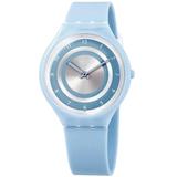 Skinciel Quartz Silver - Blue - Swatch Watches