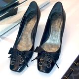 Nine West Shoes | Black Pumps With Adorable Lace Detail | Color: Black | Size: 9