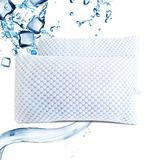 The Twillery Co.® Kessler Shredded Memory Foam Plush Support Pillow Metal, Size 8.5 H x 40.0 W x 20.0 D in | Wayfair