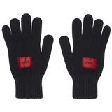 Wool Logo Gloves - Blue - HUGO Gloves
