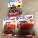 Disney Toys | Disney Pixar Cars Racing Red Rare Hard To Find. Lot Of 3 | Color: Red | Size: Osb