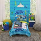 Disney 4 Piece Toddler Bedding Set Polyester in Blue/Green | Wayfair 6391416P