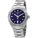 Pr100 Quartz Blue Dial Watch 00 - Metallic - Tissot Watches