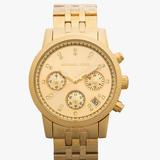 Michael Kors Accessories | Micheal Kors Ritz Chronograph Quartz Champagne Dial Ladies Watch | Color: Gold | Size: Os
