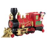 Disney Toys | Disney Mickey Mouse Bump And Go Train Engine Christmas Collector Series | Color: Green/Red | Size: Osb