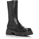 Lennox Mid Calf Chelsea Boots - Black - Ash Boots