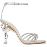 Flo Flamingo Mid Heeled Sandals - Natural - Sophia Webster Heels
