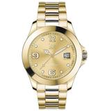 Quartz Gold Dial Gold-tone Watch - Metallic - Ice-watch Watches