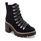 Esprit Flynn Women's High Heeled Combat Boots, Size: 7.5, Black