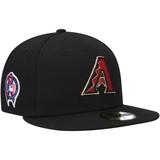 Men's New Era Black Arizona Diamondbacks 9/11 Memorial Side Patch 59FIFTY Fitted Hat