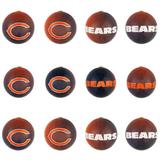 Chicago Bears Holiday Ball Ornaments 12-Pack