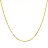 "Everlasting Gold 10k Gold Herringbone Chain Necklace, Women's, Size: 18"""