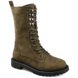 Women's Women's Tru Comfort Foam Cadee Bootie by Journee Collection in Green (Size 8 M)