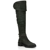 Alice Wide Calf Tall Boots - Green - Vintage Foundry Co. Boots