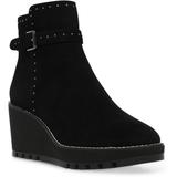 Pamela Faux Shearling Lined Bootie In Black Fabric At Nordstrom Rack - Black - Anne Klein Boots