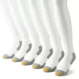 Men's GOLDTOE Sport 6-Pack Quarter-Crew Socks, Size: 6-12, White