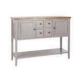 SAFAVIEH Sideboard & Hutch GREY - Gray Weathered Oak Top Colleen Sideboard Console