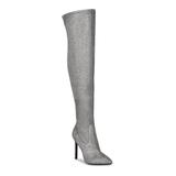 Nine West Tacy 02 Women's Over-the-Knee Boots, Size: 8, Grey