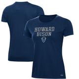 Women's Under Armour Navy Howard Bison Performance T-Shirt