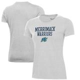 Women's Under Armour Gray Merrimack College Warriors Performance T-Shirt