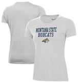 Women's Under Armour Gray Montana State Bobcats Performance T-Shirt